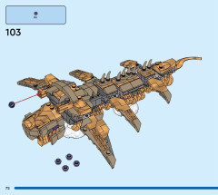 LEGO 76290 instructions page 72 – build guide
