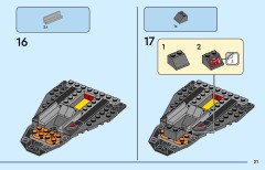 LEGO 76292 instructions page 21 – build guide