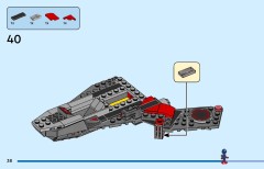 LEGO 76292 instructions page 38 – build guide