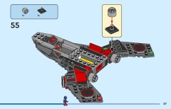LEGO 76292 instructions page 57 – build guide