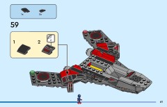 LEGO 76292 instructions page 61 – build guide