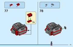 LEGO 76292 instructions page 71 – build guide