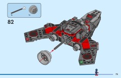 LEGO 76292 instructions page 75 – build guide