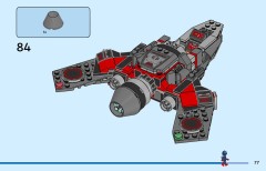 LEGO 76292 instructions page 77 – build guide