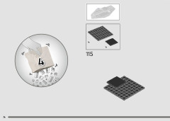 LEGO 76295 instructions page 76 – build guide