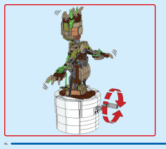 LEGO 76297 instructions page 74 – build guide