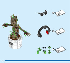 LEGO 76297 instructions page 76 – build guide