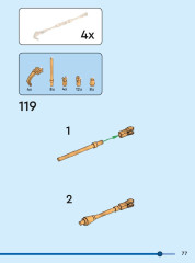 LEGO 76298 instructions page 77 – build guide
