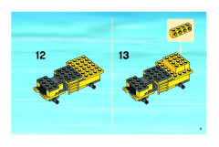 LEGO 7630 instructions page 9 – build guide