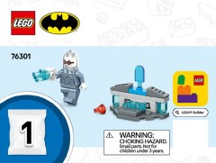 LEGO 76301 instructions page 1 – build guide