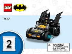 LEGO 76301 instructions page 1 – build guide