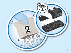 LEGO 76301 instructions page 3 – build guide