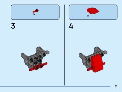 LEGO 76302 instructions page 11 – build guide
