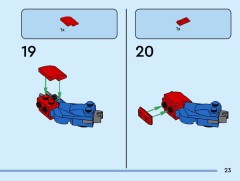 LEGO 76302 instructions page 23 – build guide