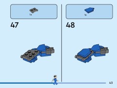 LEGO 76302 instructions page 43 – build guide