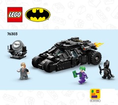 LEGO 76303 instructions page 1 – build guide