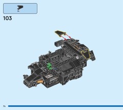 LEGO 76303 instructions page 74 – build guide