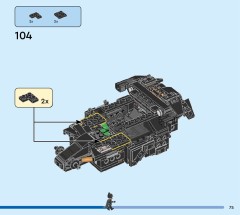 LEGO 76303 instructions page 75 – build guide