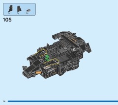 LEGO 76303 instructions page 76 – build guide