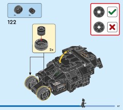LEGO 76303 instructions page 87 – build guide