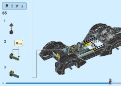 LEGO 76304 instructions page 76 – build guide