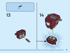LEGO 76307 instructions page 17 – build guide