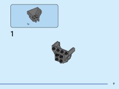 LEGO 76307 instructions page 9 – build guide