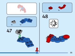 LEGO 76308 instructions page 35 – build guide
