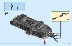 LEGO 76309 instructions page 77 – build guide