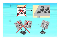 LEGO 7631 instructions page 3 – build guide