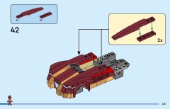 LEGO 76310 instructions page 43 – build guide