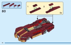 LEGO 76310 instructions page 70 – build guide