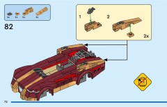 LEGO 76310 instructions page 72 – build guide