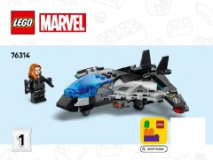 LEGO 76314 instructions page 1 – build guide