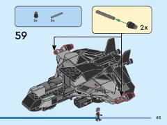 LEGO 76314 instructions page 65 – build guide