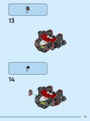 LEGO 76314 instructions page 13 – build guide
