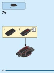 LEGO 76314 instructions page 50 – build guide