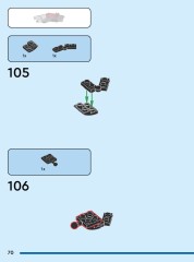 LEGO 76314 instructions page 70 – build guide