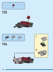 LEGO 76314 instructions page 74 – build guide