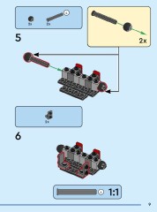 LEGO 76314 instructions page 9 – build guide
