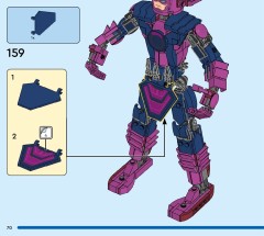 LEGO 76316 instructions page 70 – build guide