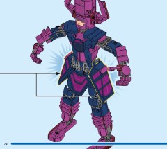 LEGO 76316 instructions page 72 – build guide