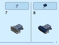 LEGO 76320 instructions page 9 – build guide