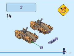 LEGO 76322 instructions page 77 – build guide