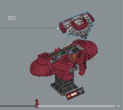 LEGO 76327 instructions page 65 – build guide