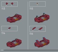 LEGO 76327 instructions page 70 – build guide