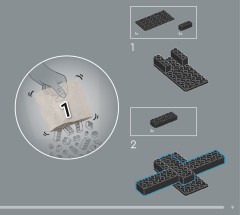 LEGO 76327 instructions page 9 – build guide