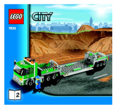 LEGO 7633 instructions page 1 – build guide