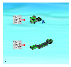 LEGO 7633 instructions page 2 – build guide