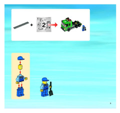 LEGO 7633 instructions page 3 – build guide